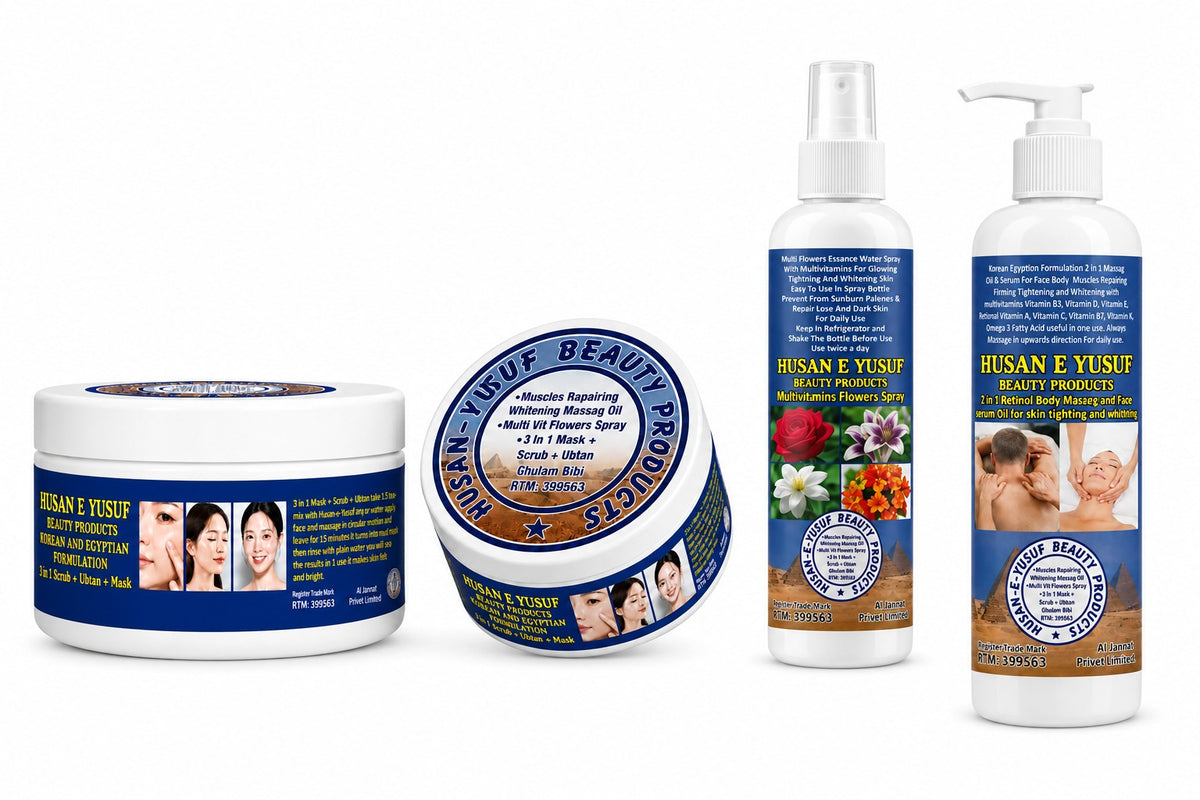 Husan E Yusuf Beauty Products Complete Beauty Care Bachat Package – 20% OFF